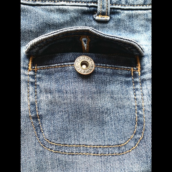 TOMMY HILFIGER Button Down Pocket Mini Jean Skirt - Picture 4 of 8